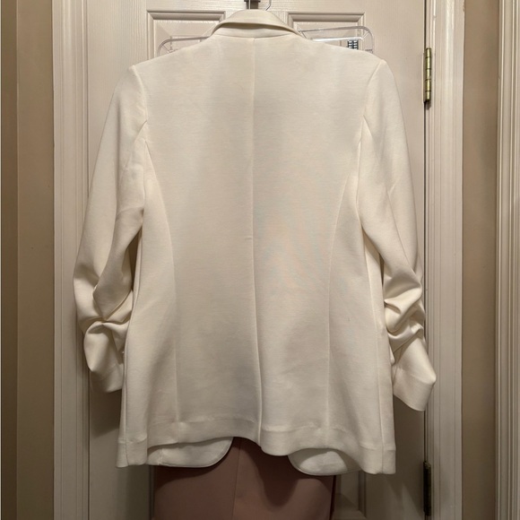NWOT Women's Scoop cream Blazer xs including trousers in a size 0 - Picture 2 of 5